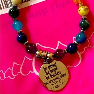 NWT- Beaded Stretch Bracelet -